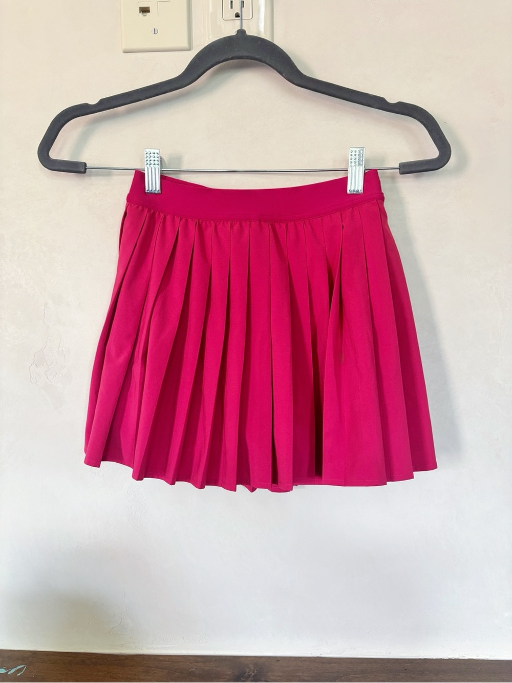 lululemon athletica Pleated Mini Skirt in Hot Pink